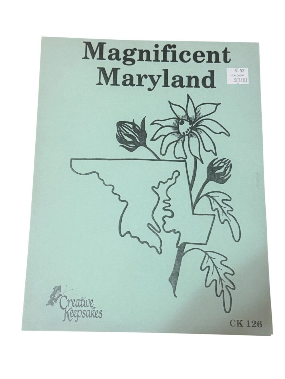 Crossstitch Needlepoint Brochure Creative Keepsakes Magnificent Maryland Pattern
